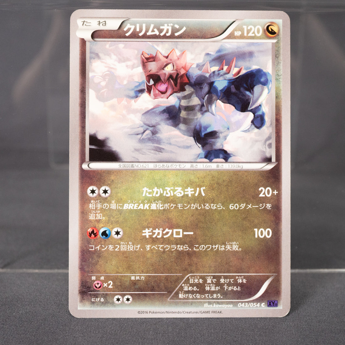 [LP] Druddigon C 043/054 XY  Pokemon Card TCG Japanese