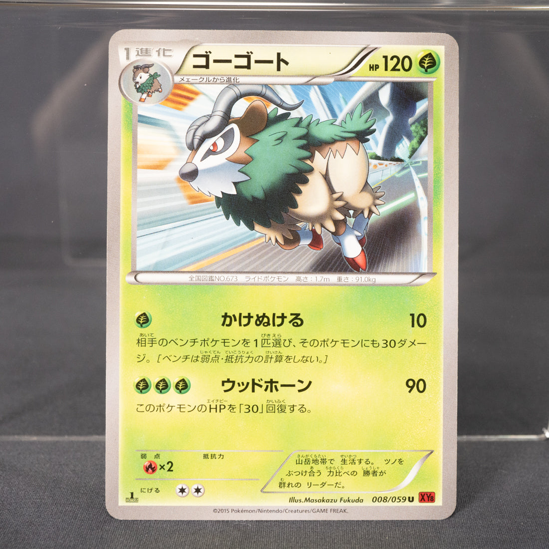 [LP] Gogoat 008/059 XY8   Pokemon Card TCG Japanese