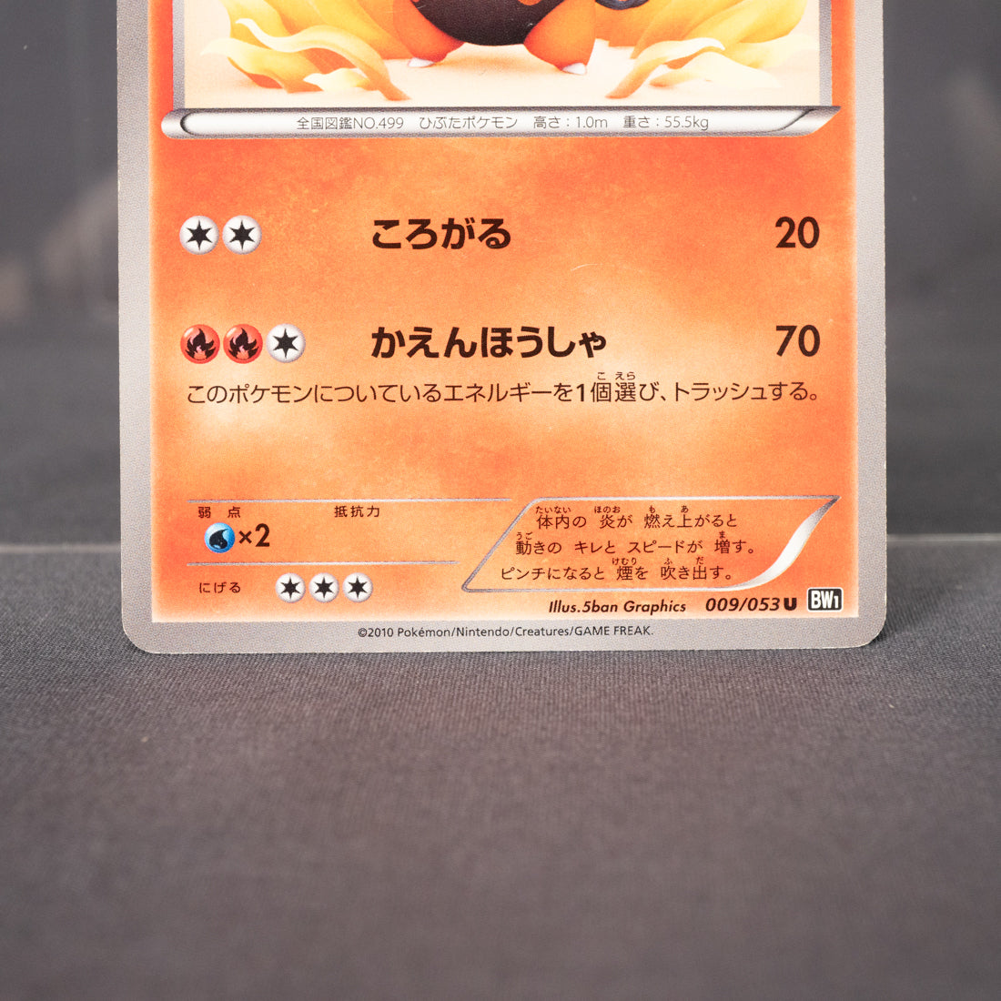 [LP] Pignite 009/053 BW1 2010  Pokemon Card TCG Japanese