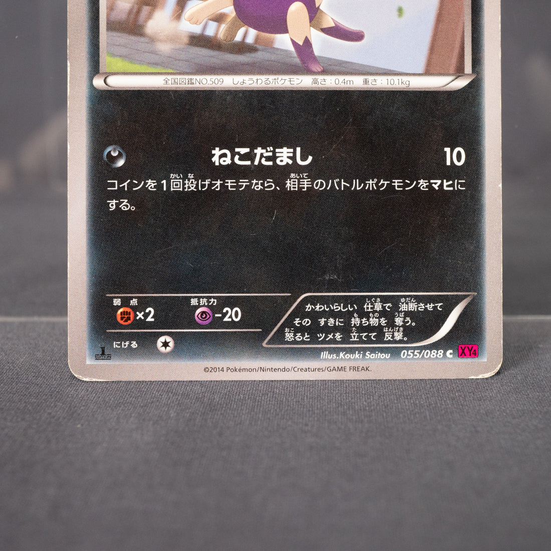 [MP] Purrloin 055/088 XY4  Pokemon Card TCG Japanese