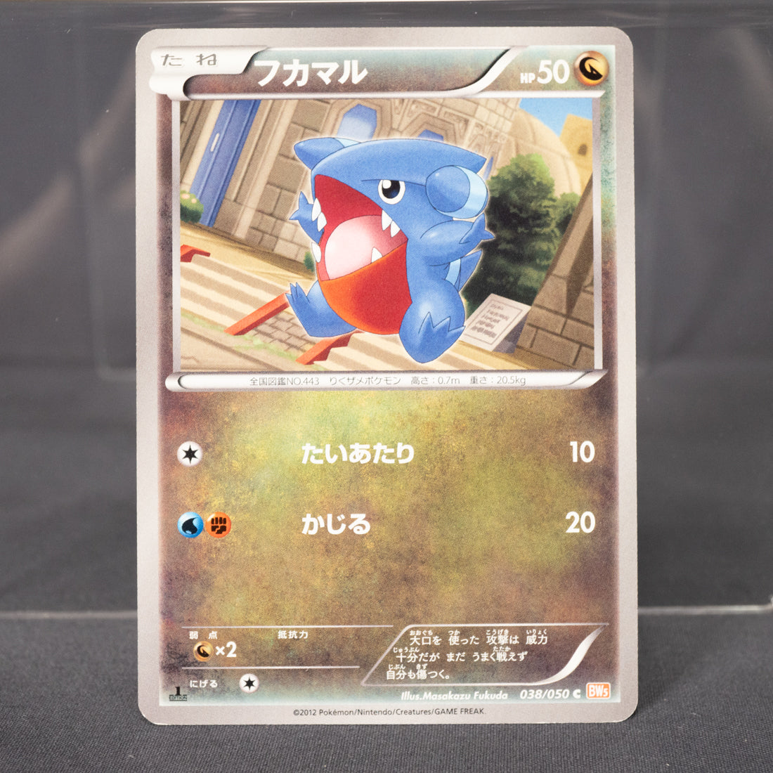 [LP] Gible 038/050 BW5  Pokemon Card TCG Japanese