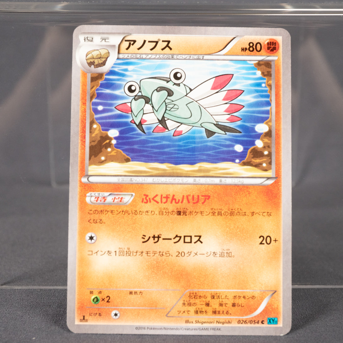 [LP] Anorith 026/054 XY11  Pokemon Card TCG Japanese