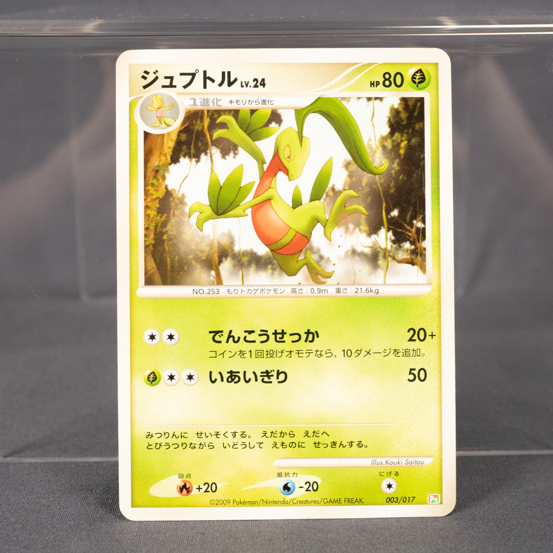 [MP] Grovyle 003/017 Pt 2009  Pokemon Card TCG Japanese
