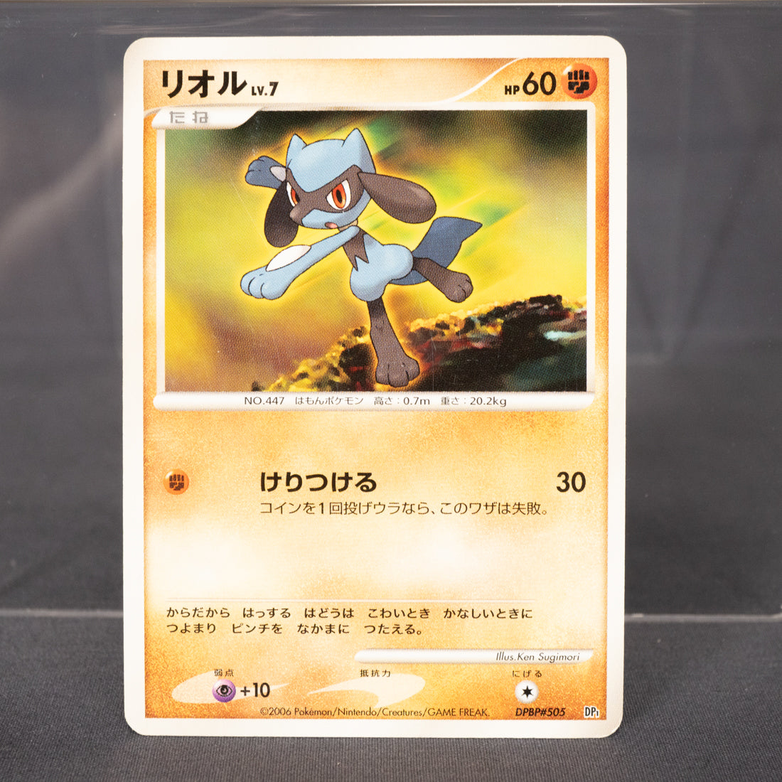 [LP] Riolu DPBP#505   Pokemon Card TCG Japanese