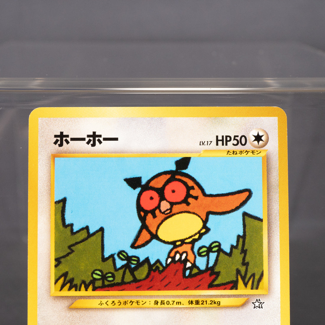 [LP] Hoothoot Old Back No.163  Pokemon Card TCG Japanese