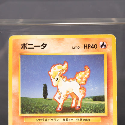 [MP] Ponyta No. 077  Old Back   Pokemon Card TCG Japanese