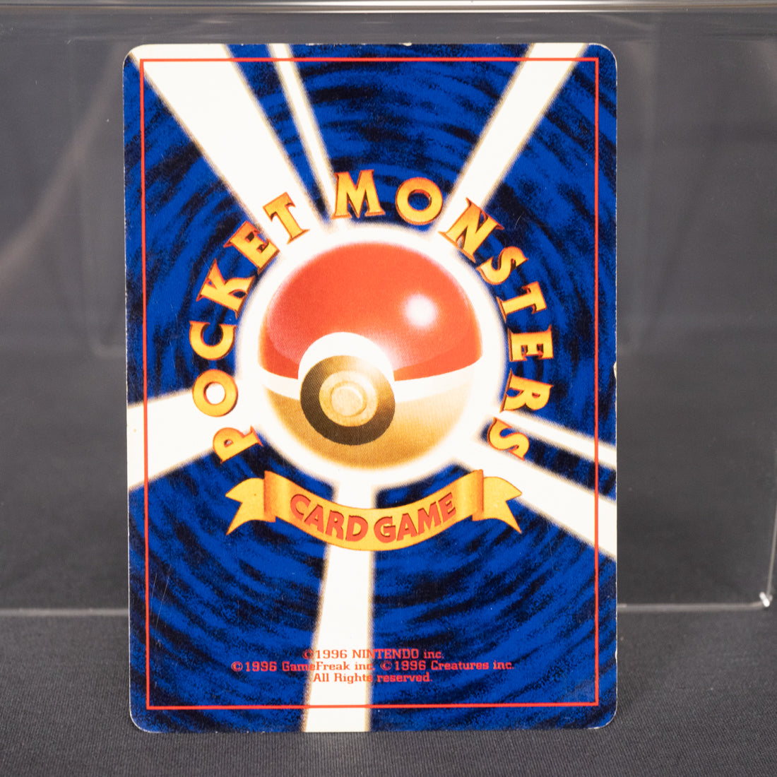[MP] Ponyta No. 077  Old Back   Pokemon Card TCG Japanese